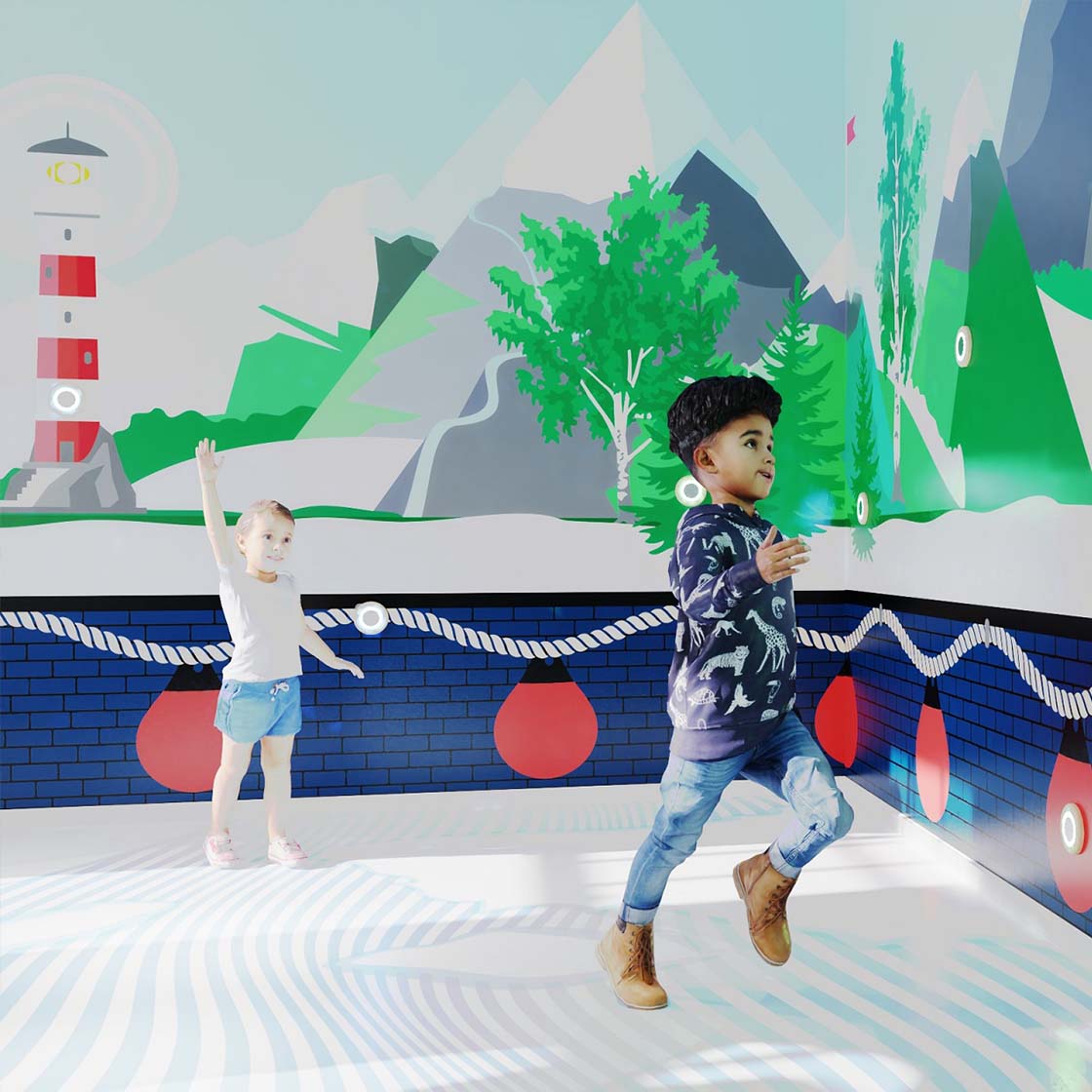 Коллекция IKC I Игры детей с Activity Wall - новый способ передвижения